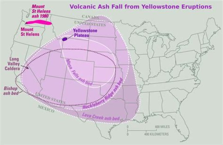 How did the Yellowstone fire affect the atmosphere?