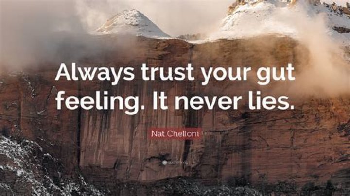 How do I trust my gut feelings?