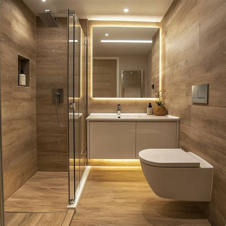 How do you light a match in a bathroom?