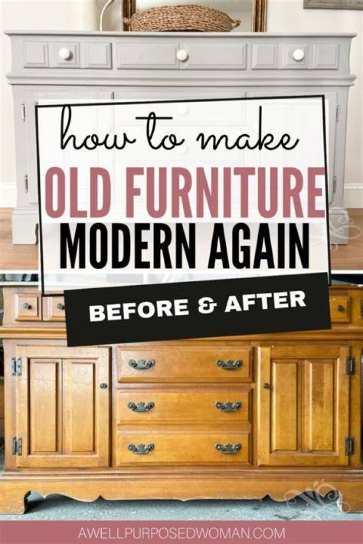How do you update old furniture?
