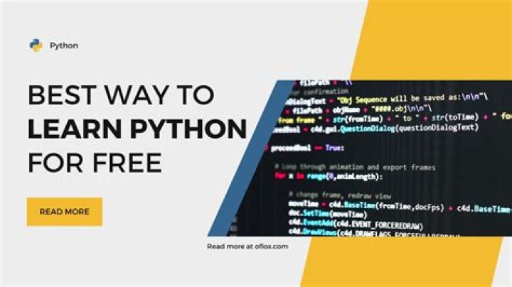 Is Python free to learn?