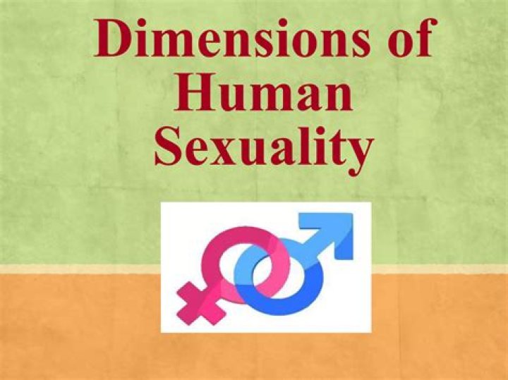 What are the 5 dimensions of human sexuality?