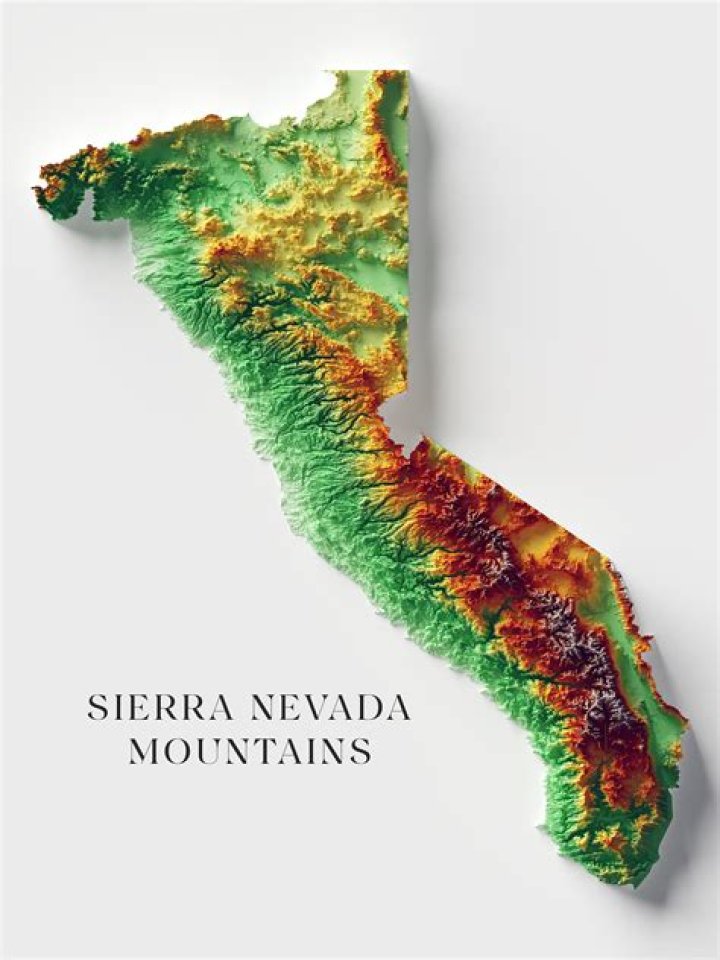 What are the Sierra Nevada mountains made of?
