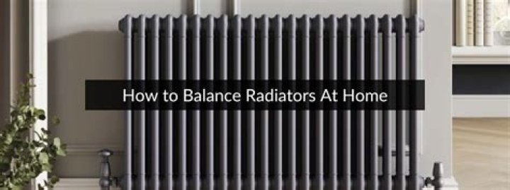What does balancing radiators mean?