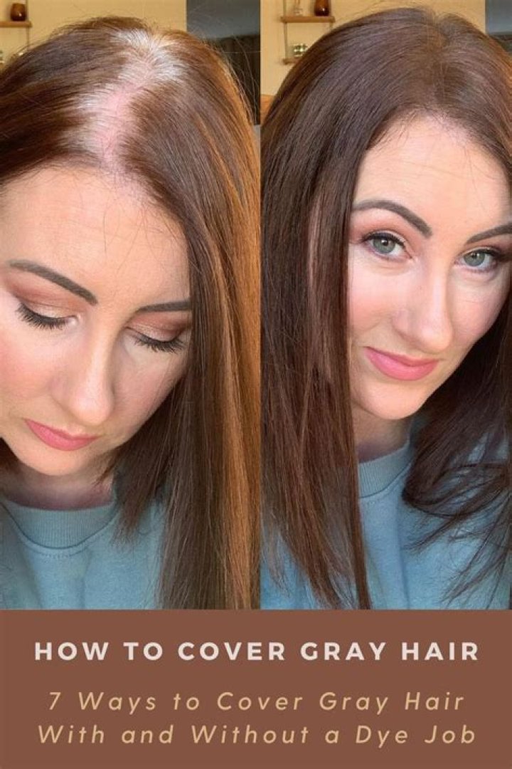 What is the best way to cover gray hair?
